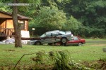 Destroyed cars