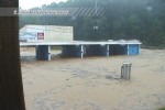 Flooded car wash