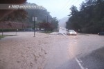 Flooded road
