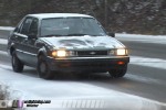 Car slides on ice
