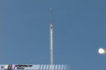Ice falls from TV tower