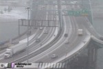 Icy Interstate bridge
