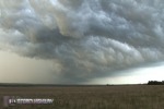 Shelf cloud 'whale's mouth' in Kansas