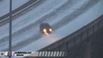 Cars slide, crash on icy Interstate bridge