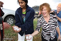 Hail near Dighton, Kansas on May 23