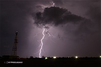 Dodge City, KS lightning on May 23