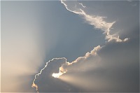 Sunset cumulonimbus over Stillwater, OK on May 24