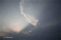 Sunset cumulonimbus over Stillwater, OK on May 24