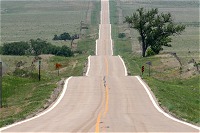Southwest Kansas road on May 26