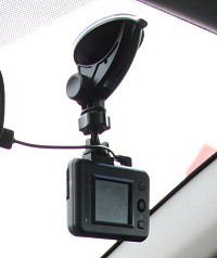 Single-camera dashcam