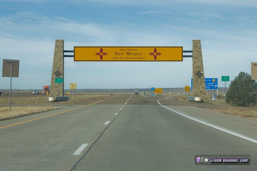 Texas-New Mexico state line