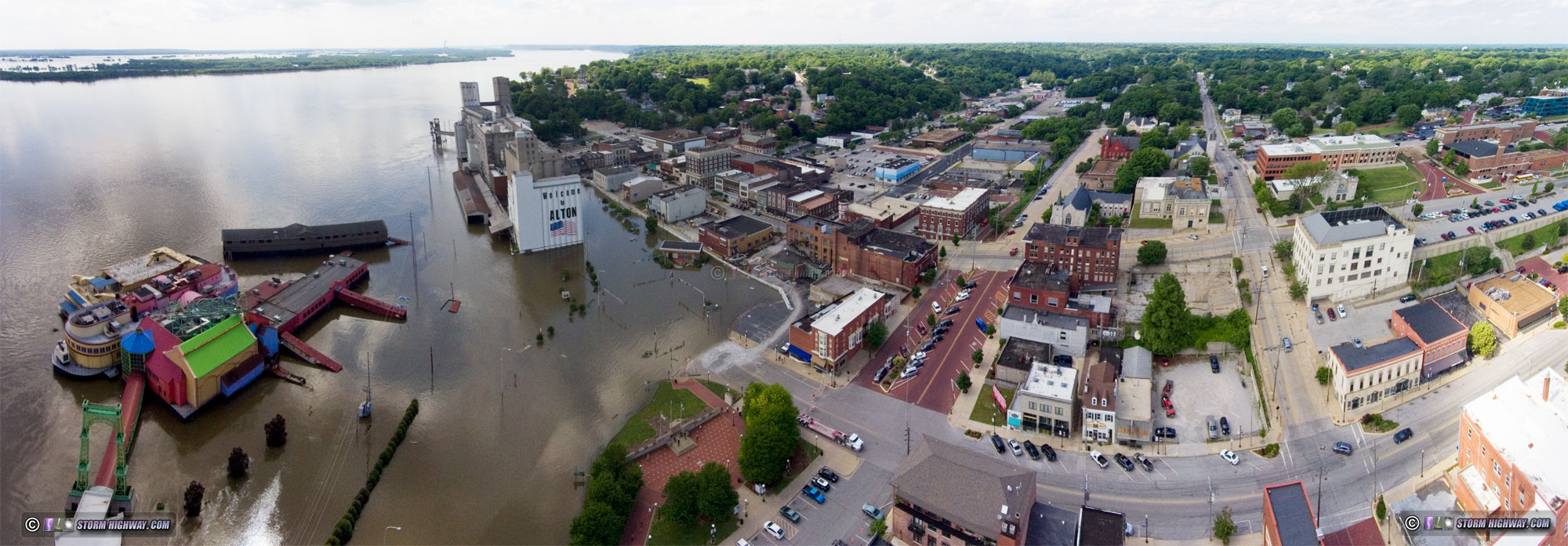 Alton, IL flood 2019