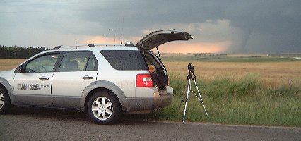 2005 Ford Freestyle with Kansas tornado