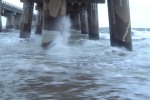 Heavy surf on the Chesapeake Bay