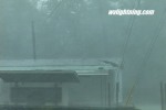 The eyewall of Hurricane Isabel in North Carolina