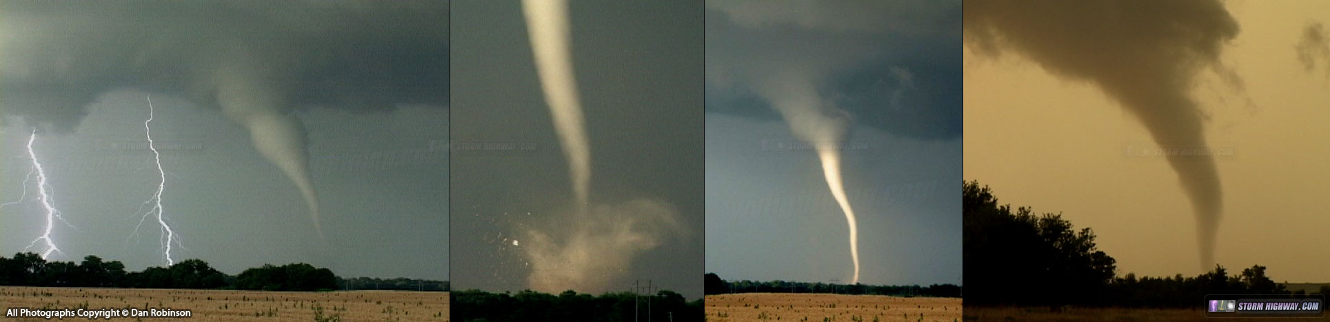 Tornadoes at Mulvane and Rock, Kansas on June 12, 2004