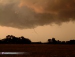 Sunset tornado at Rock, Kansas