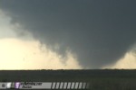 Large tornado near Spur, Texas