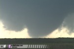 Large tornado near Spur, Texas
