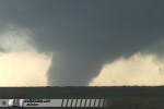 Large tornado near Spur, Texas
