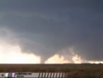 Large tornado near Spur, Texas