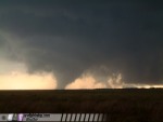 Large tornado near Spur, Texas