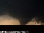 Large tornado near Spur, Texas