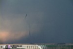 Tornado rope-out near Zurich, Kansas