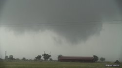 Wall cloud at Jericho, Texas - May 16, 2017