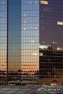 Sunset reflections on Laidley Tower