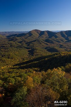 Blue Ridge Mountains fall colors