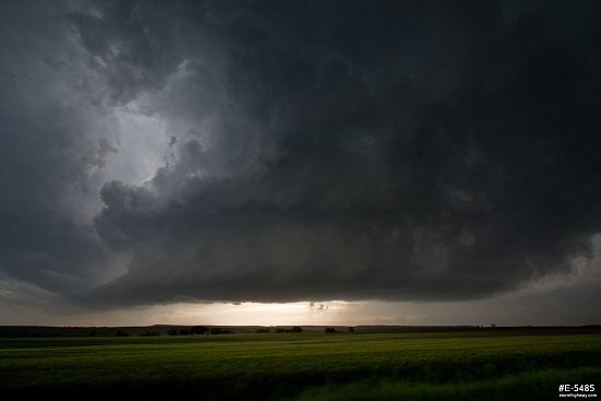 Supercell structure at Hunter, Kansas