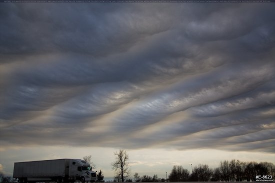 Undulatus clouds at New Baden, Illinois
