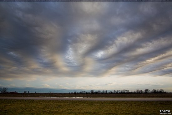 Undulatus clouds at New Baden, Illinois