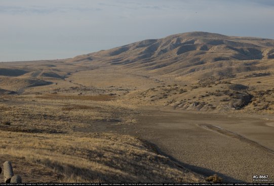 San Andreas Fault zone in the Carrizo Plain