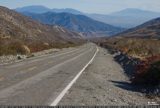 San Andreas Fault zone along Lone Pine Canyon near Wrightwood, CA