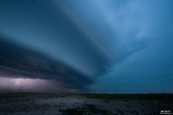 Severe storm near Perryton, Texas