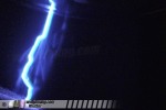 Close-up of mini-lightning bolts